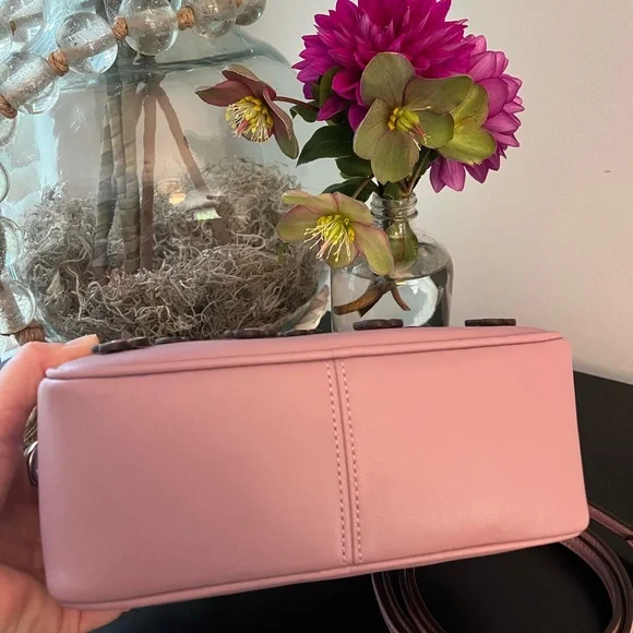 Coach Lavender Floral Appliqué Satchel 💜 🌼 Brand New from Coach with Tags - Picture 9 of 11